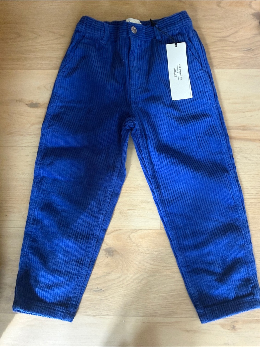Kids Corduroy Pull-On Pants in Royal Blue